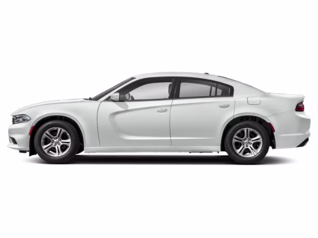 2019 White Dodge Charger SXT RWD Sedan