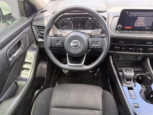 2024 Everest White Pearl Nissan Rogue SV FWD SUV