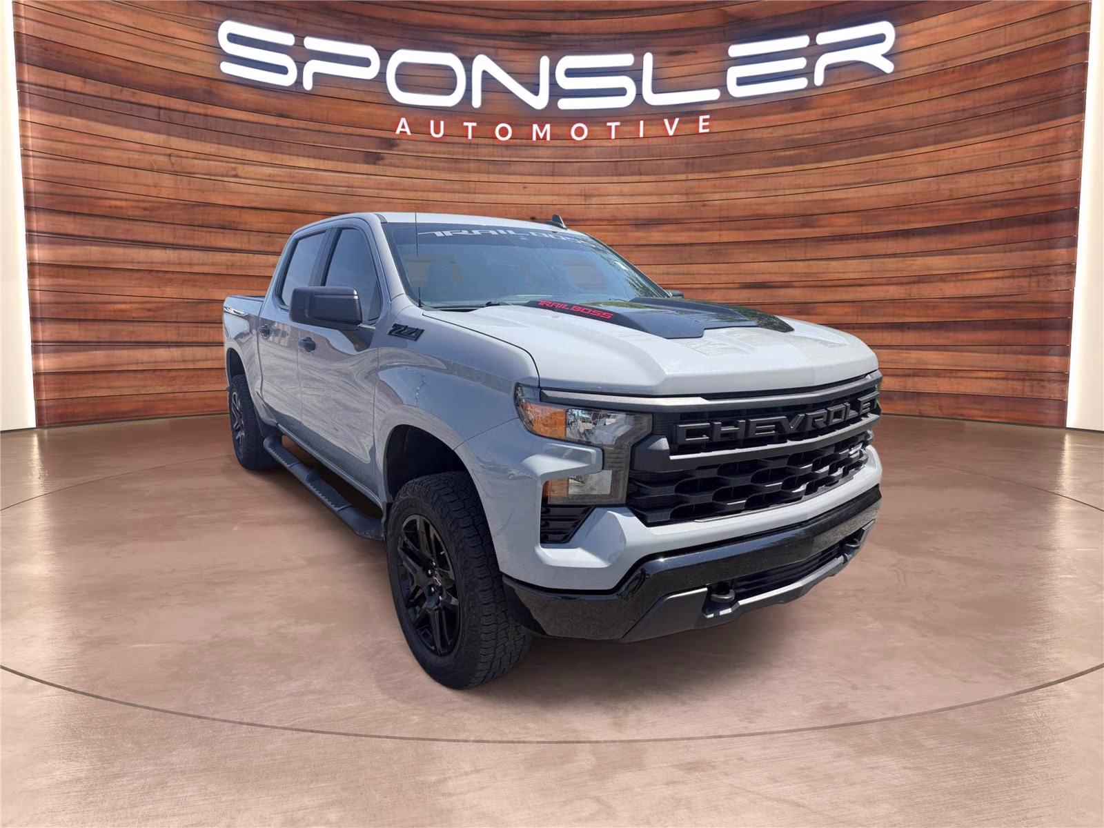 2024 Slate Gray Metallic Chevrolet Silverado 1500 Custom Trail Boss 4X4 Truck