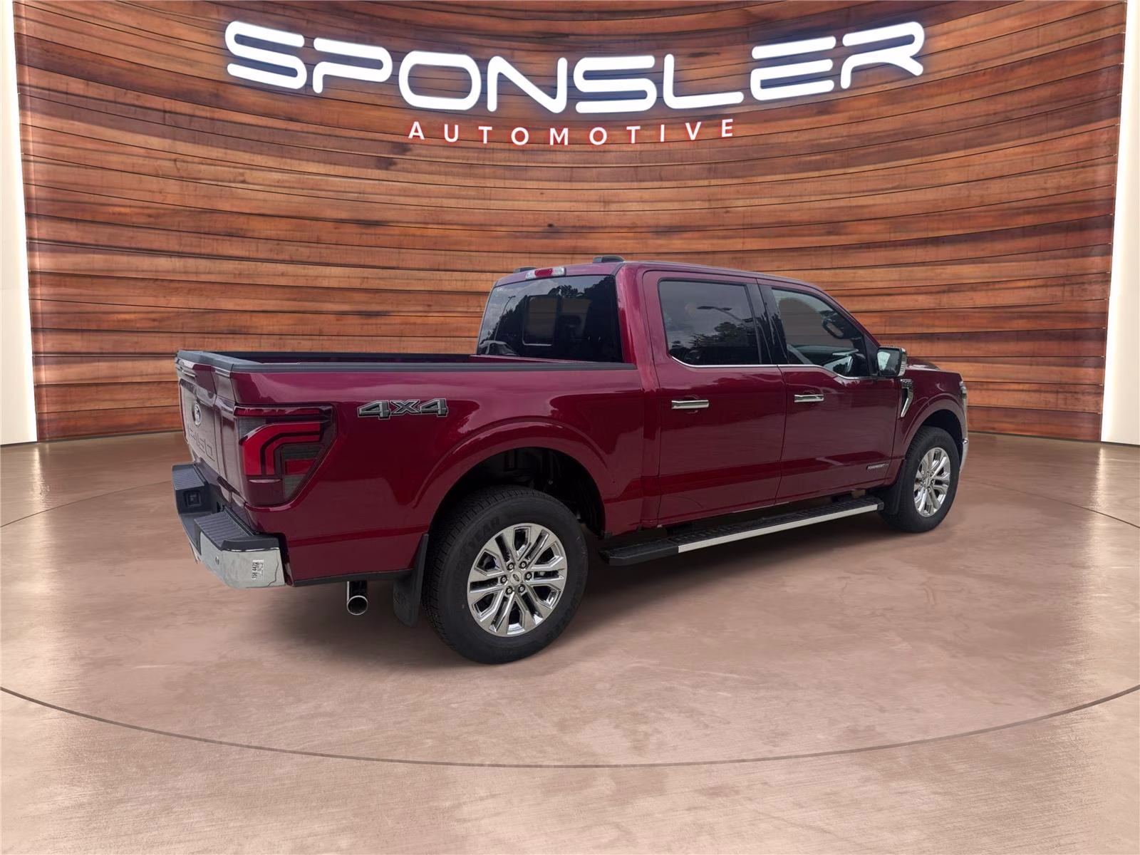 2026 Ruby Red Metallic Tinted Clearcoat Ford F-150 LARIAT 4X4 Truck