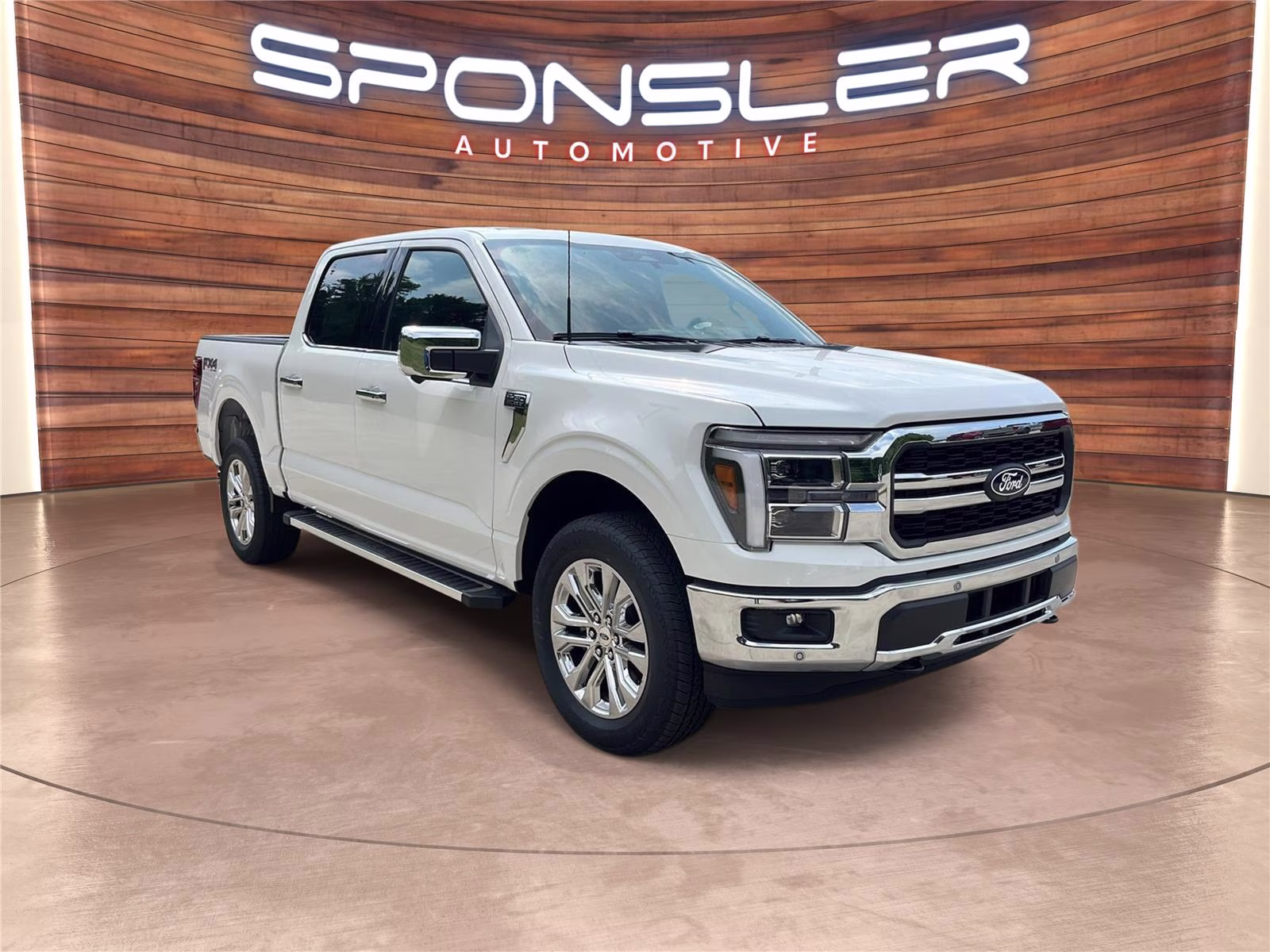 2026 Star White Metallic Tri-Coat Ford F-150 LARIAT 4X4 Truck