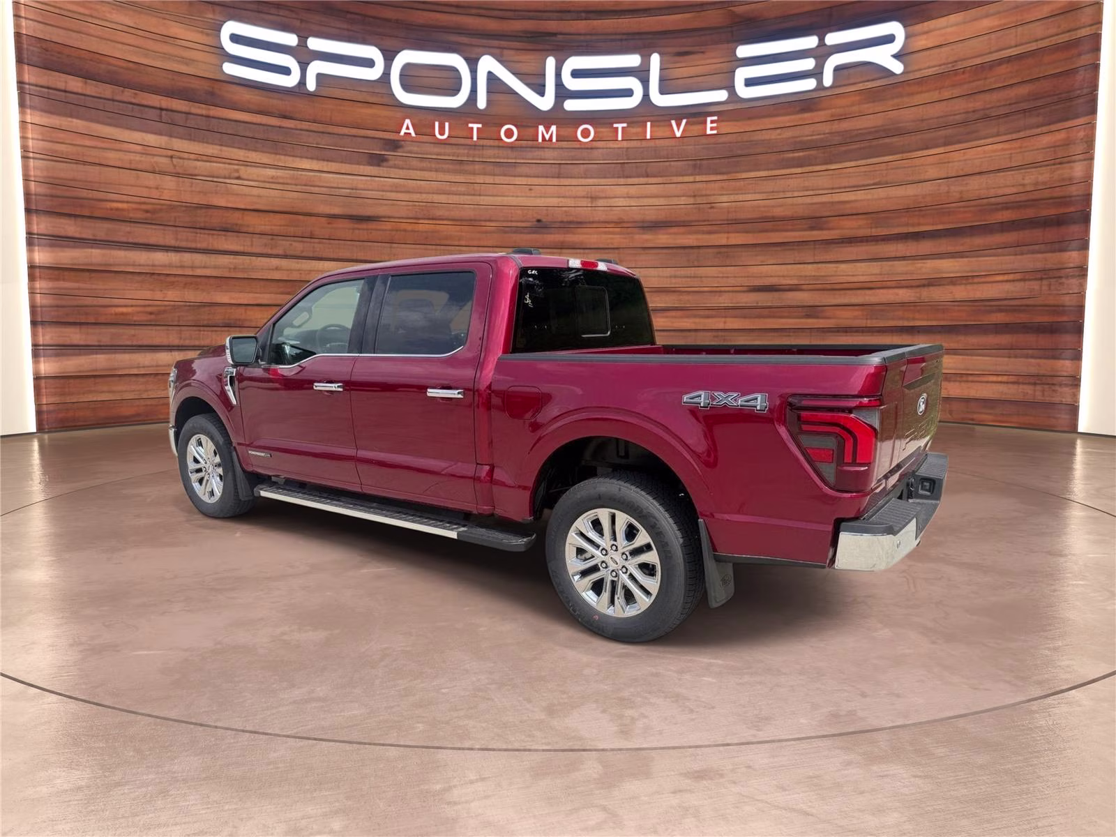 2026 Ruby Red Metallic Tinted Clearcoat Ford F-150 LARIAT 4X4 Truck
