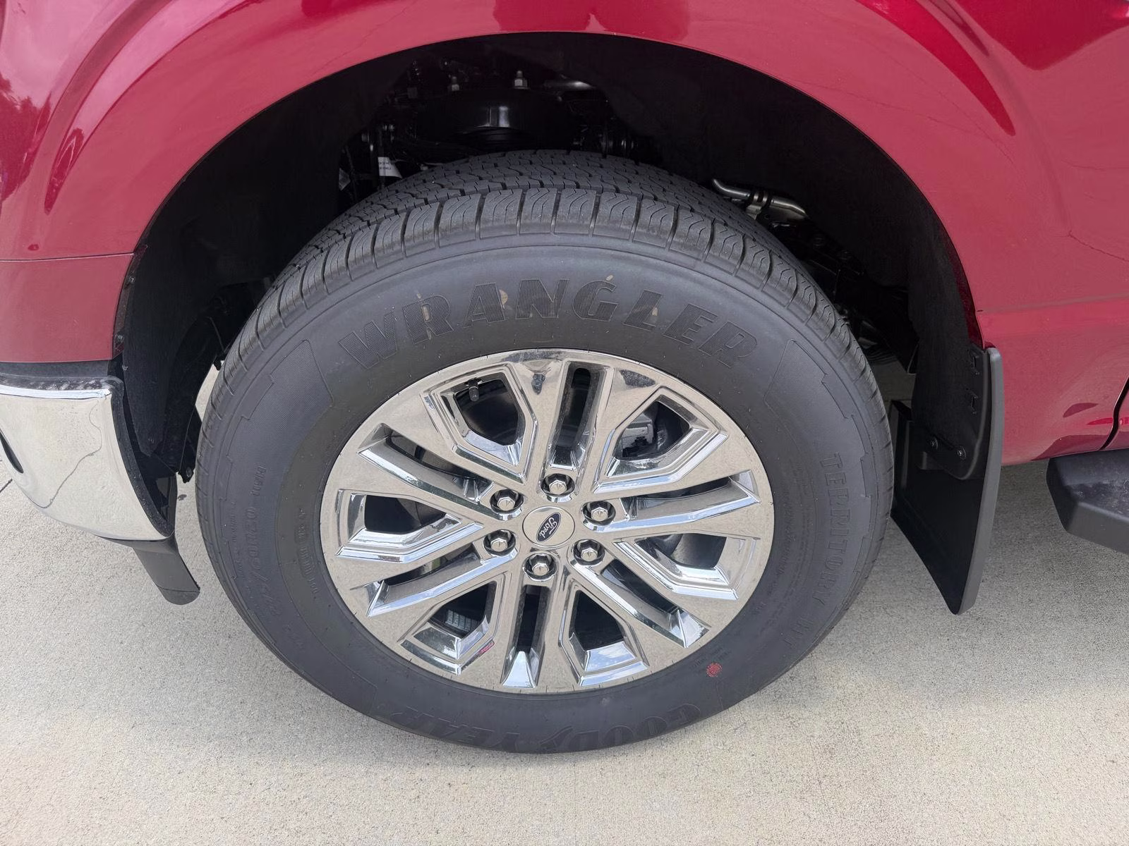 2026 Ruby Red Metallic Tinted Clearcoat Ford F-150 LARIAT 4X4 Truck