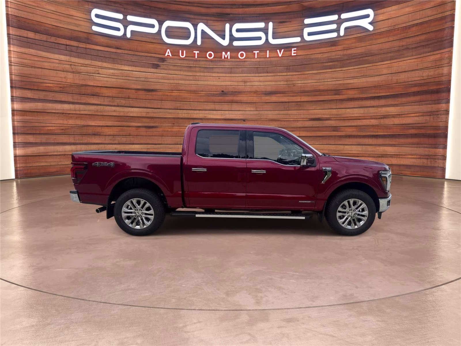 2026 Ruby Red Metallic Tinted Clearcoat Ford F-150 LARIAT 4X4 Truck