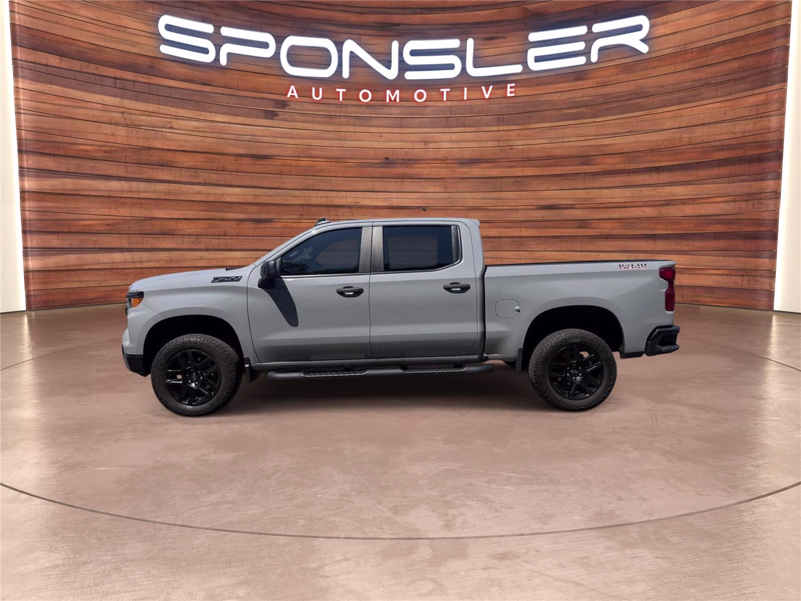 2024 Slate Gray Metallic Chevrolet Silverado 1500 Custom Trail Boss 4X4 Truck