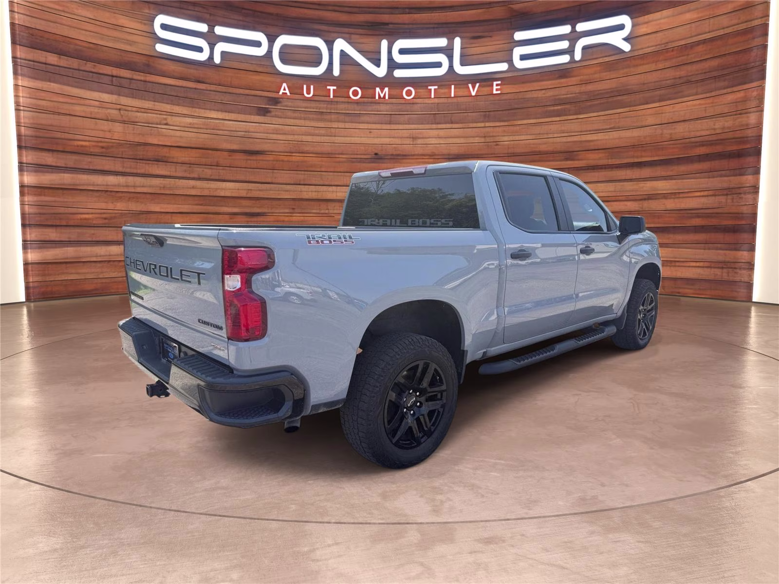2024 Slate Gray Metallic Chevrolet Silverado 1500 Custom Trail Boss 4X4 Truck
