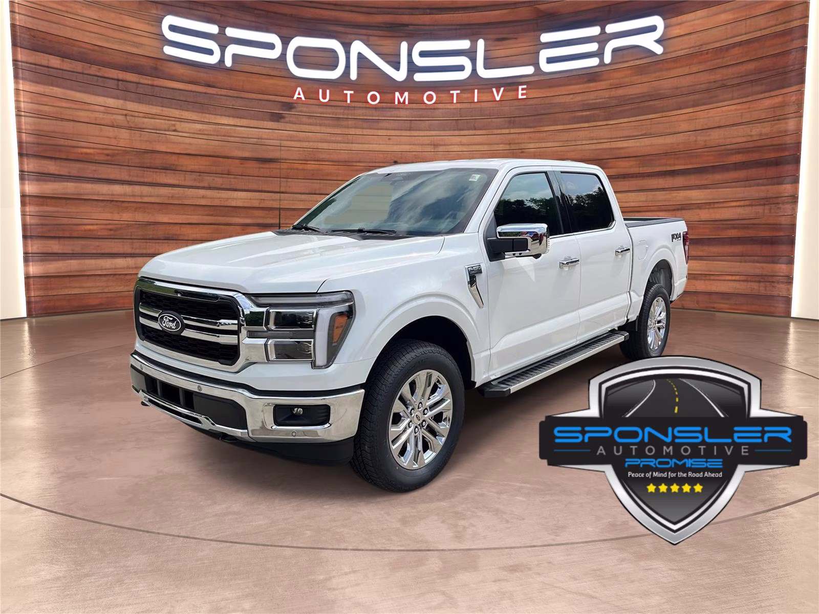 2026 Star White Metallic Tri-Coat Ford F-150 LARIAT 4X4 Truck