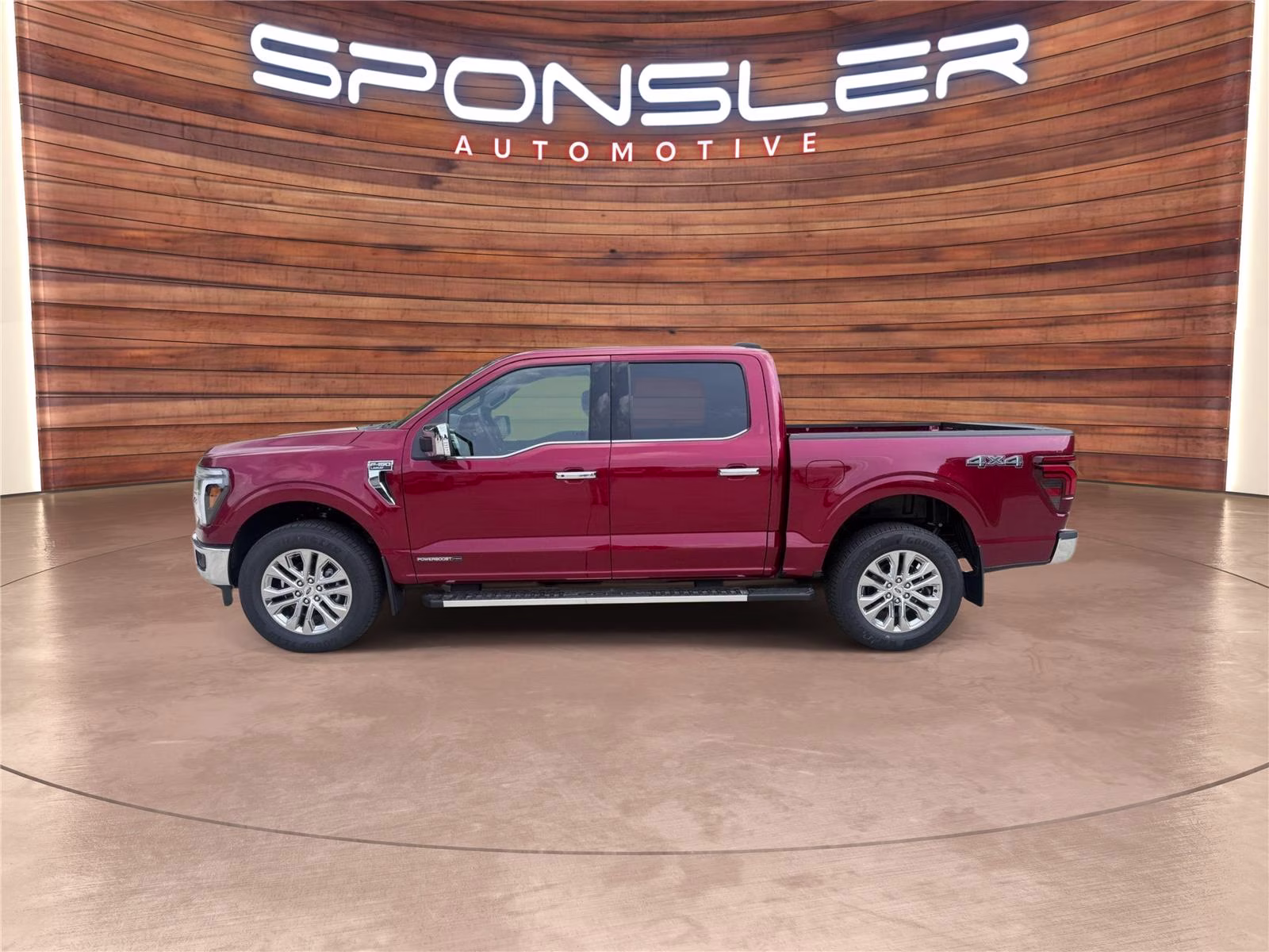 2026 Ruby Red Metallic Tinted Clearcoat Ford F-150 LARIAT 4X4 Truck