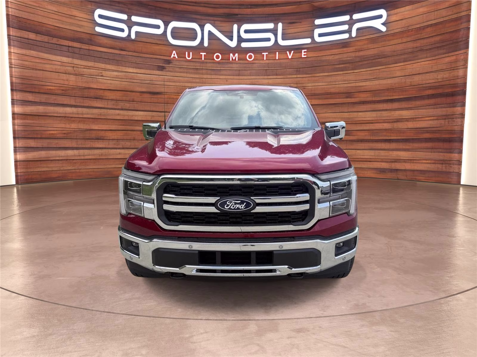 2026 Ruby Red Metallic Tinted Clearcoat Ford F-150 LARIAT 4X4 Truck