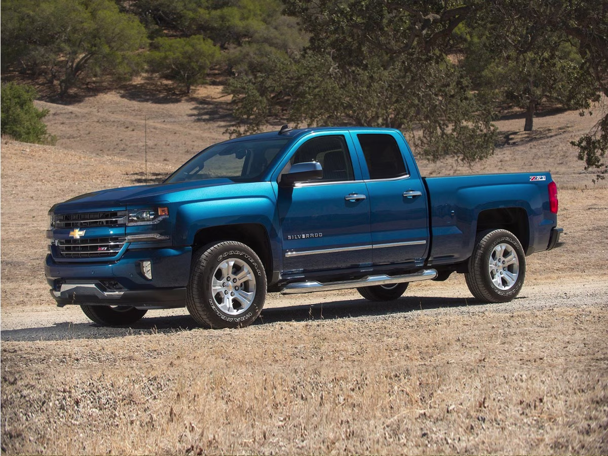 2017 Black Chevrolet Silverado 1500 LTZ 4X4 Truck
