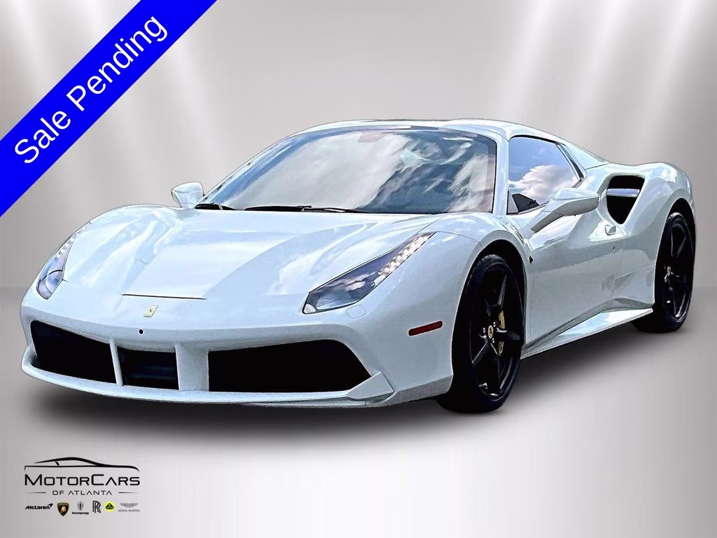 2018 Bianco Avus Ferrari 488 Spider RWD Convertible