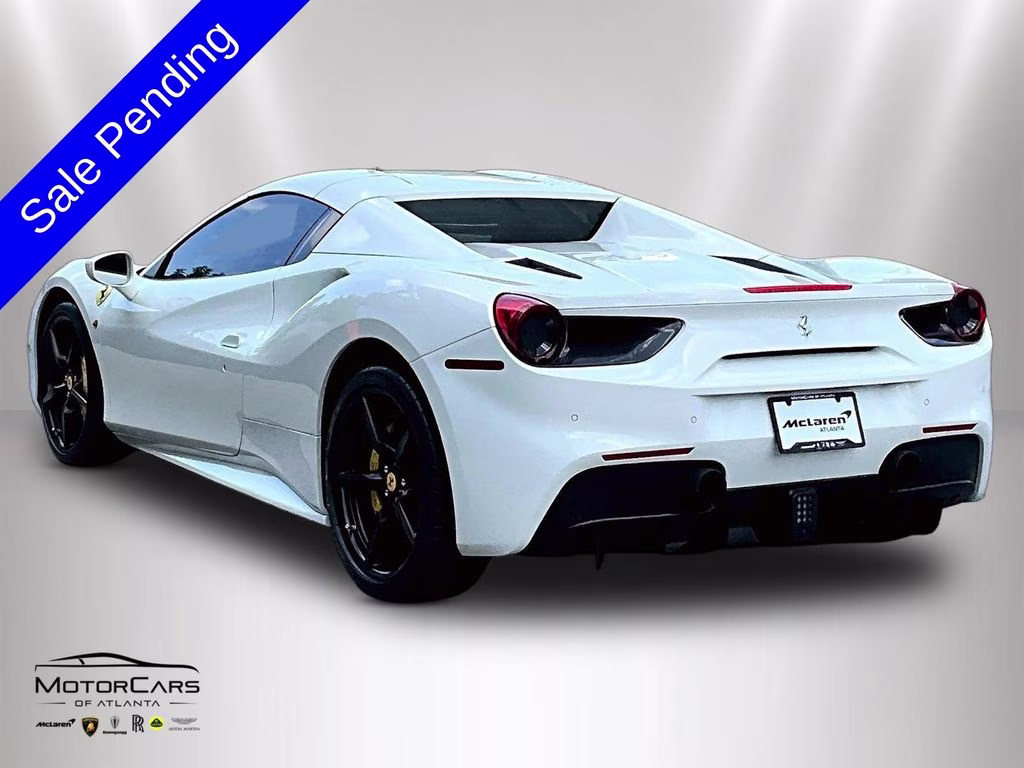 2018 Bianco Avus Ferrari 488 Spider RWD Convertible