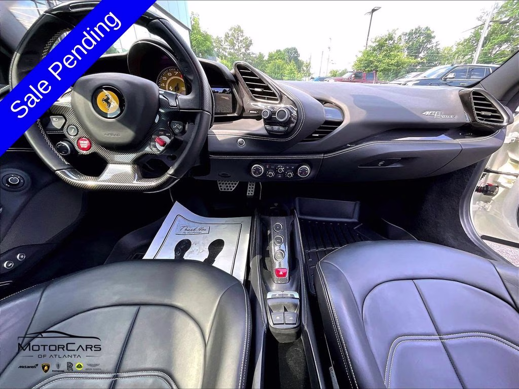 2018 Bianco Avus Ferrari 488 Spider RWD Convertible