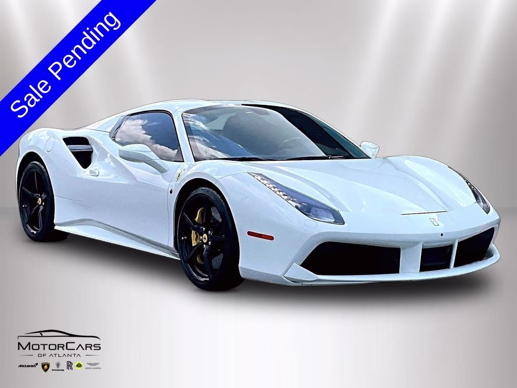 2018 Bianco Avus Ferrari 488 Spider RWD Convertible