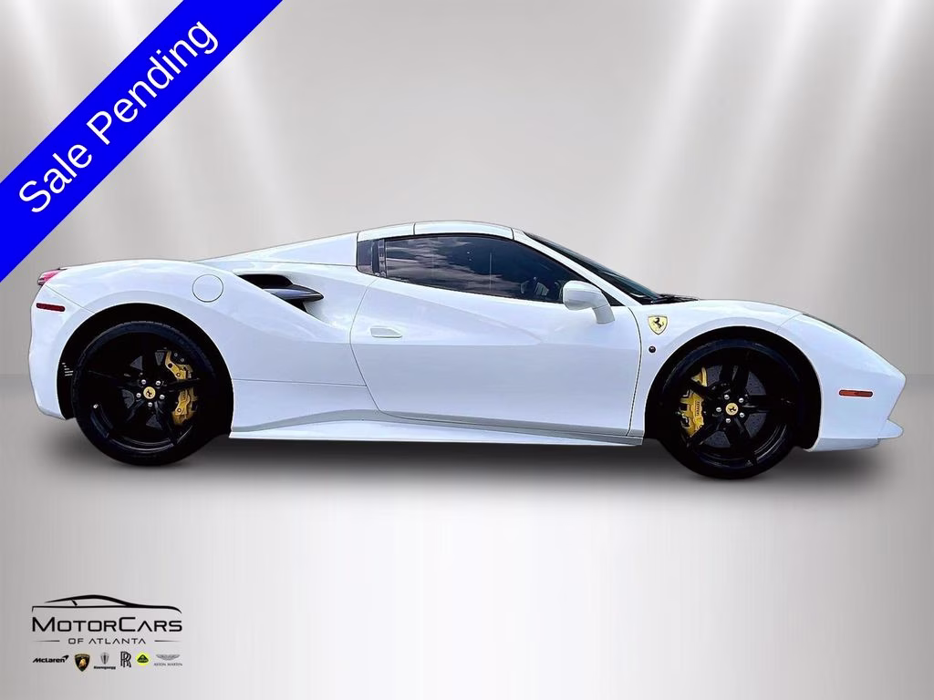 2018 Bianco Avus Ferrari 488 Spider RWD Convertible