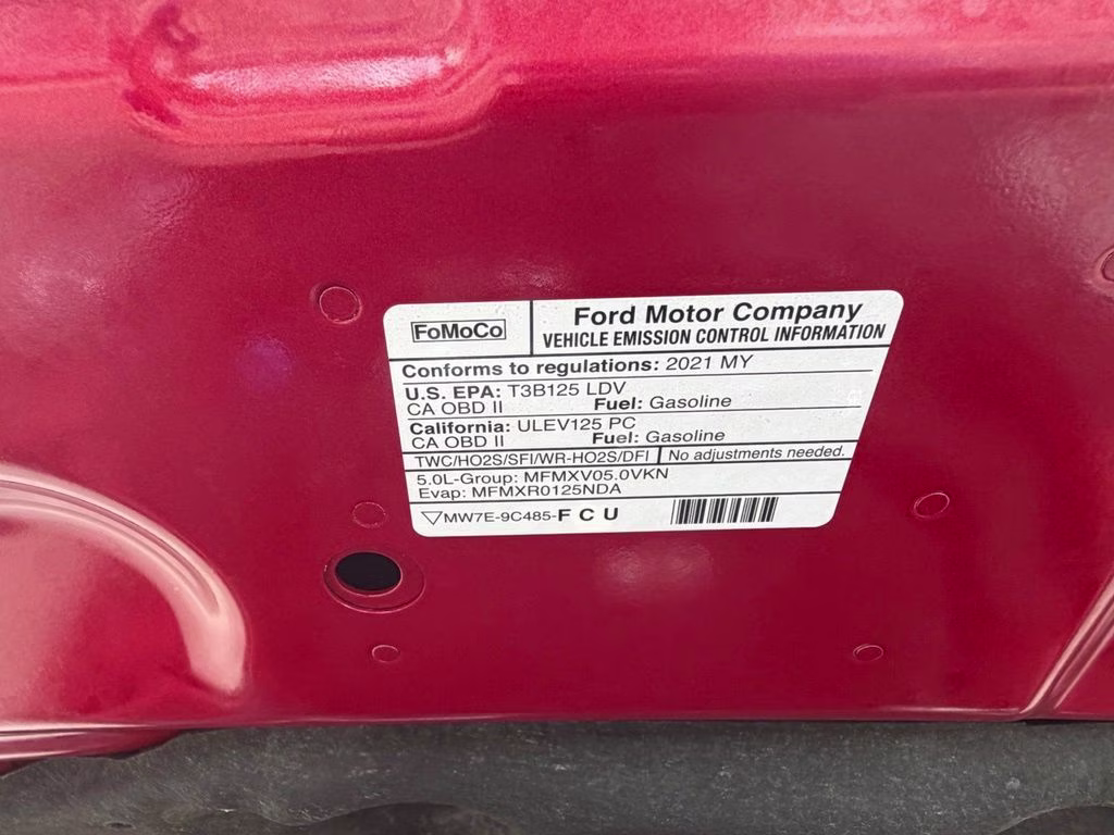 2021 Red Metallic Ford Mustang GT Premium RWD Coupe
