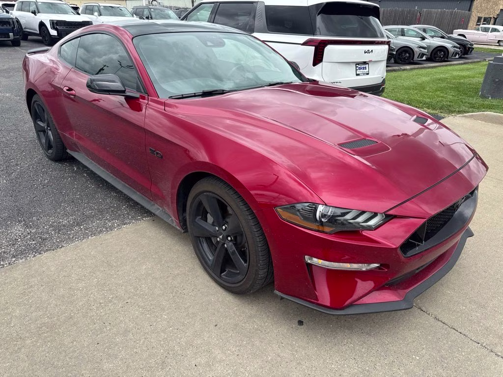 2021 Red Metallic Ford Mustang GT Premium RWD Coupe