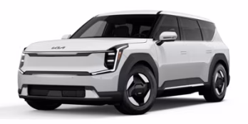 2026 Glacial White Pearl/Ebony Black Roof Kia EV9 GT-Line AWD SUV