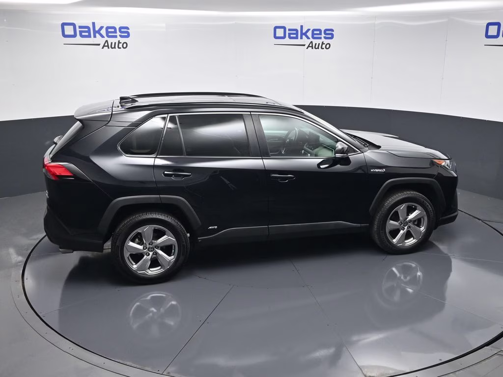 2021 Midnight Black Metallic Toyota RAV4 Hybrid XLE Premium AWD SUV