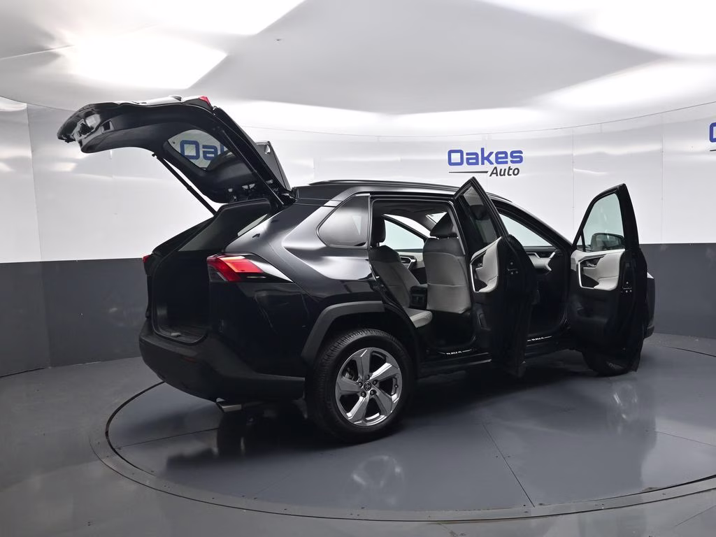 2021 Midnight Black Metallic Toyota RAV4 Hybrid XLE Premium AWD SUV