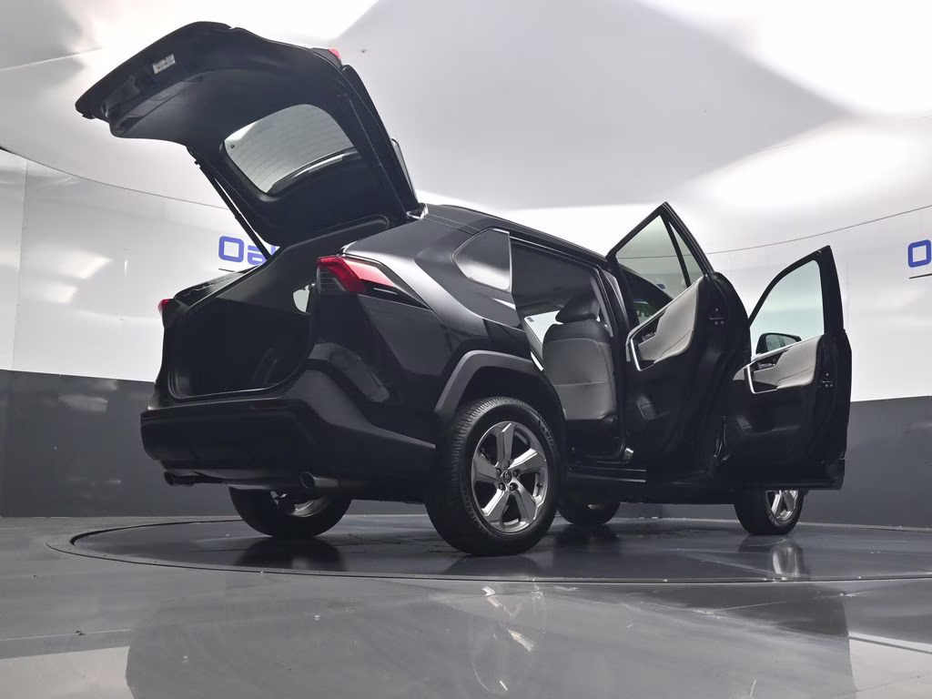 2021 Midnight Black Metallic Toyota RAV4 Hybrid XLE Premium AWD SUV