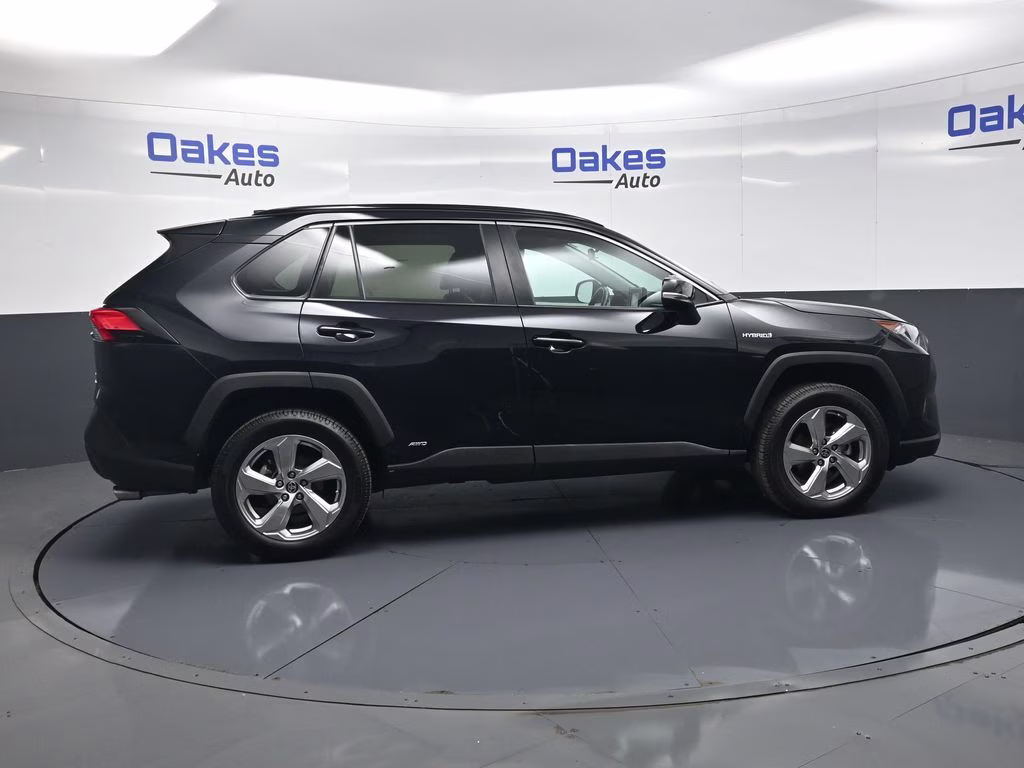 2021 Midnight Black Metallic Toyota RAV4 Hybrid XLE Premium AWD SUV