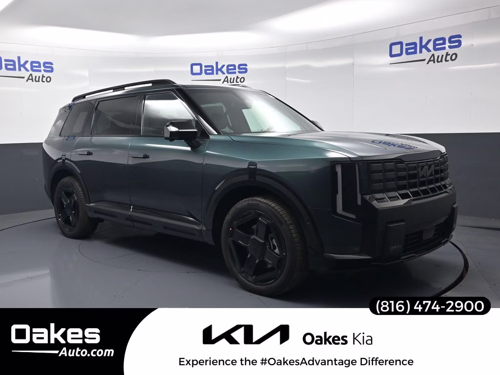 2027 Black Jade Green Kia Telluride X-Line SX-Prestige AWD SUV