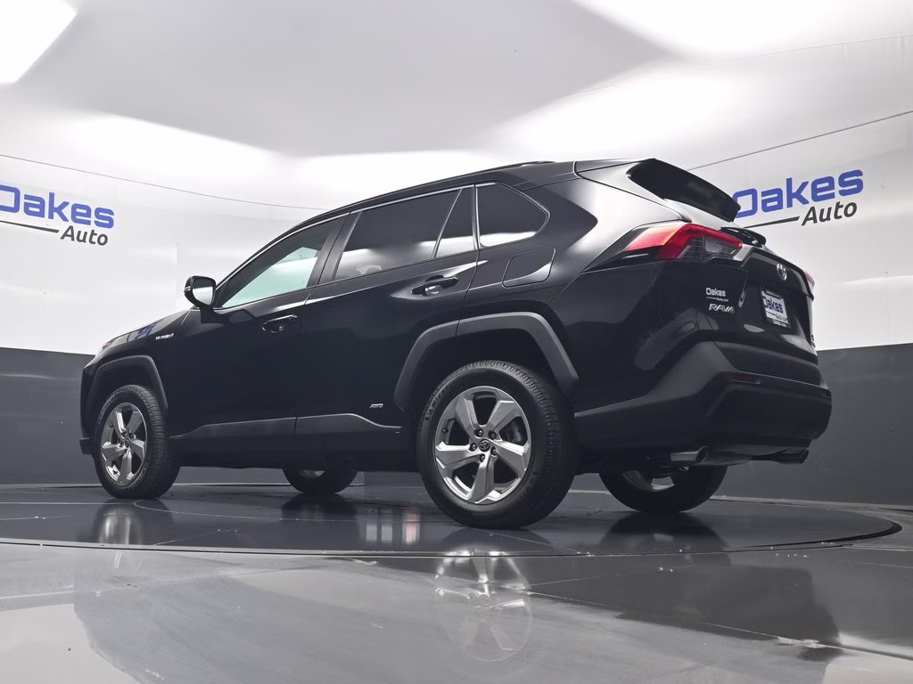 2021 Midnight Black Metallic Toyota RAV4 Hybrid XLE Premium AWD SUV