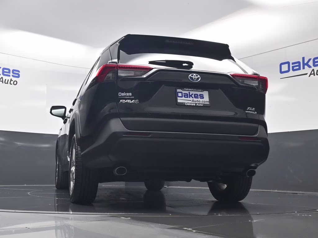 2021 Midnight Black Metallic Toyota RAV4 Hybrid XLE Premium AWD SUV