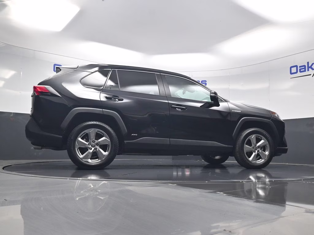 2021 Midnight Black Metallic Toyota RAV4 Hybrid XLE Premium AWD SUV