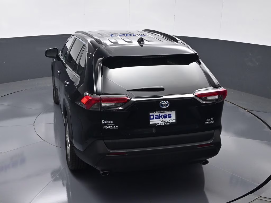 2021 Midnight Black Metallic Toyota RAV4 Hybrid XLE Premium AWD SUV
