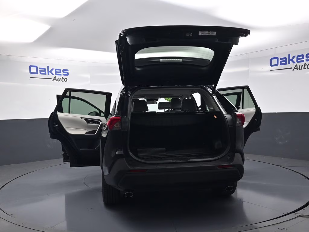 2021 Midnight Black Metallic Toyota RAV4 Hybrid XLE Premium AWD SUV