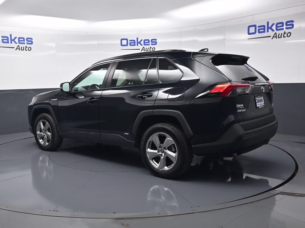 2021 Midnight Black Metallic Toyota RAV4 Hybrid XLE Premium AWD SUV