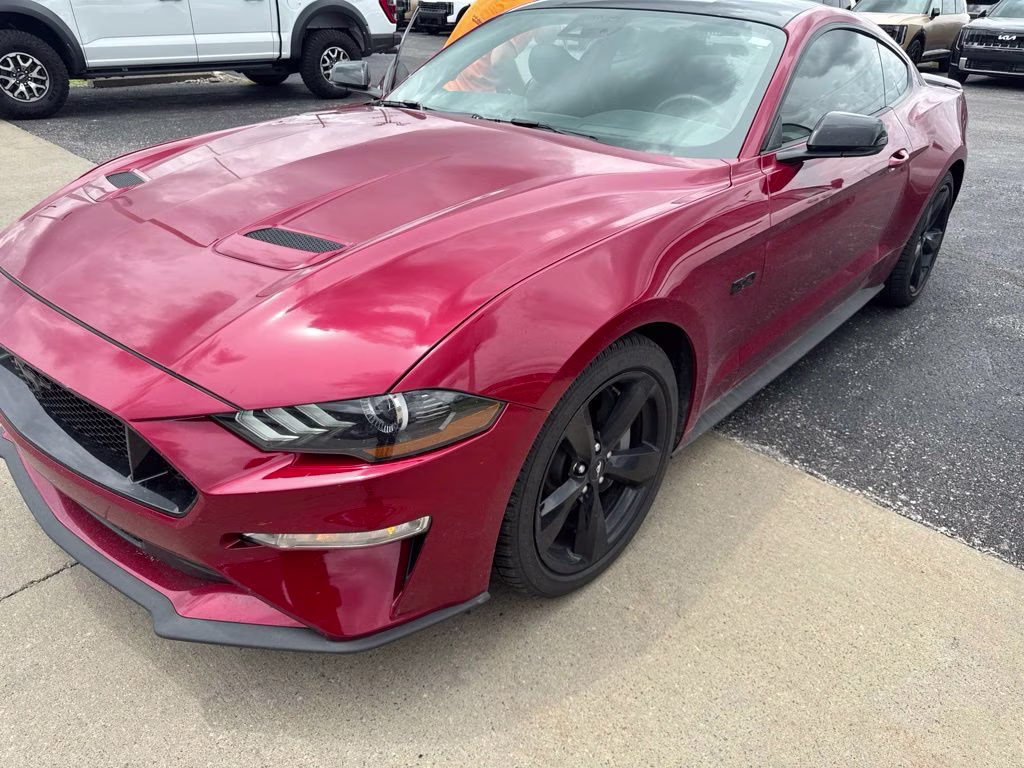 2021 Red Metallic Ford Mustang GT Premium RWD Coupe