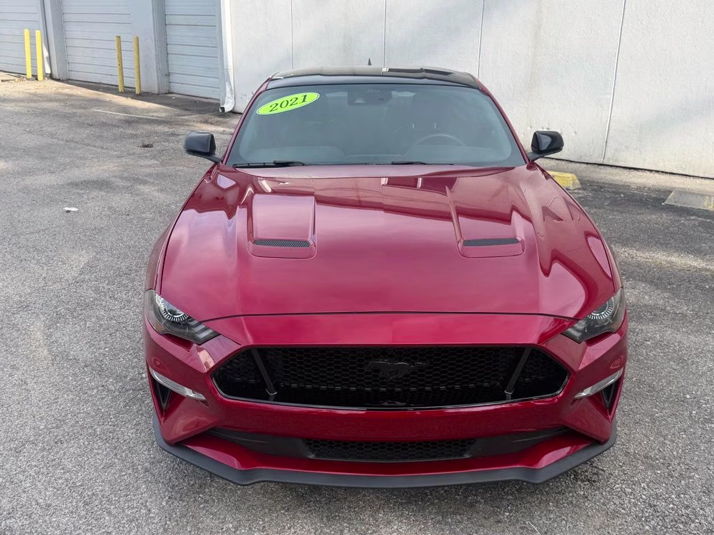 2021 Red Metallic Ford Mustang GT Premium RWD Coupe