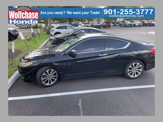 2014 Crystal Black Pearl Honda Accord EX-L FWD Coupe