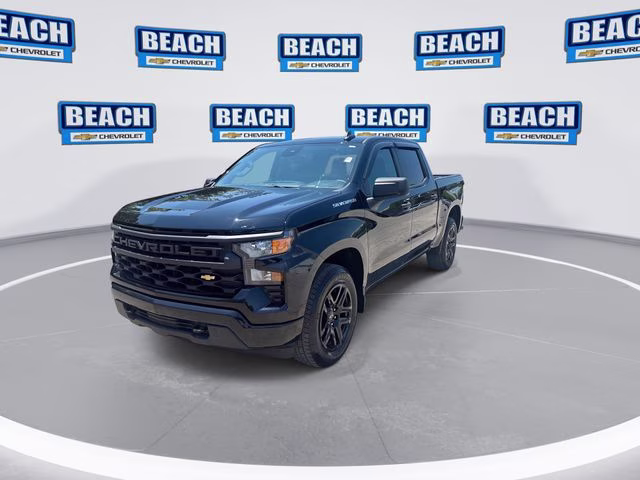 2024 Black Chevrolet Silverado 1500 Custom RWD Truck