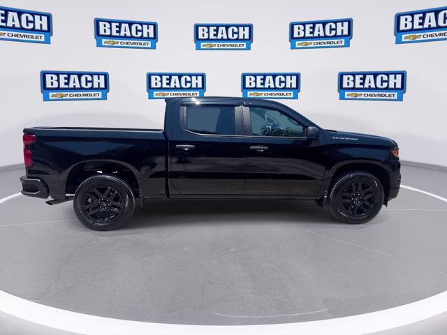 2024 Black Chevrolet Silverado 1500 Custom RWD Truck