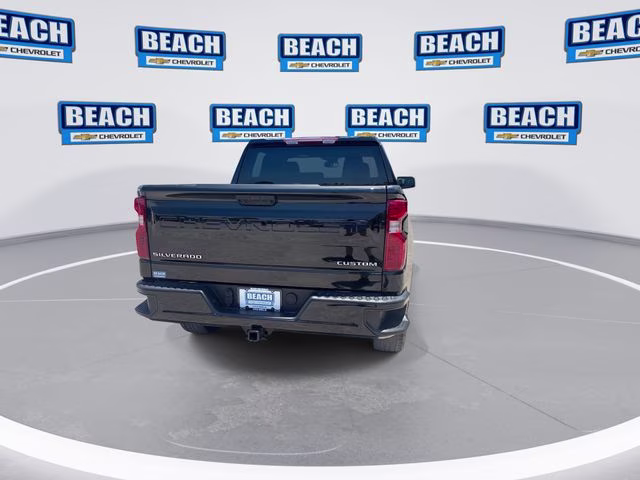 2024 Black Chevrolet Silverado 1500 Custom RWD Truck