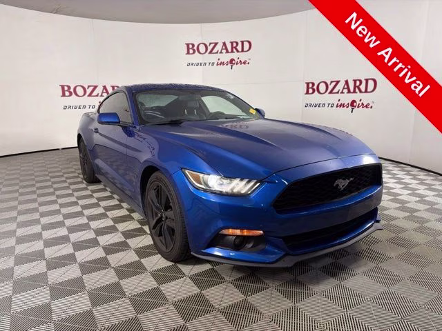 2017 Lightning Blue Metallic Ford Mustang EcoBoost Premium RWD Coupe