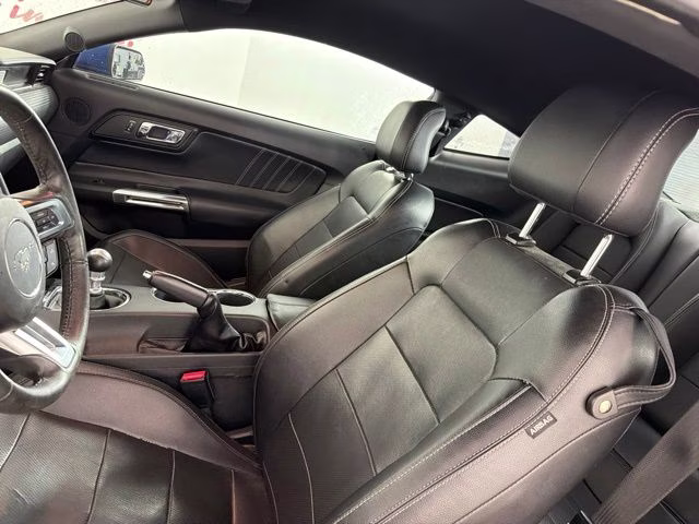 2017 Lightning Blue Metallic Ford Mustang EcoBoost Premium RWD Coupe