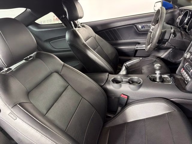 2017 Lightning Blue Metallic Ford Mustang EcoBoost Premium RWD Coupe