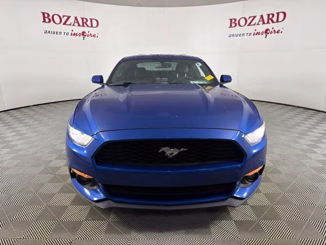 2017 Lightning Blue Metallic Ford Mustang EcoBoost Premium RWD Coupe