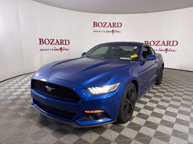 2017 Lightning Blue Metallic Ford Mustang EcoBoost Premium RWD Coupe