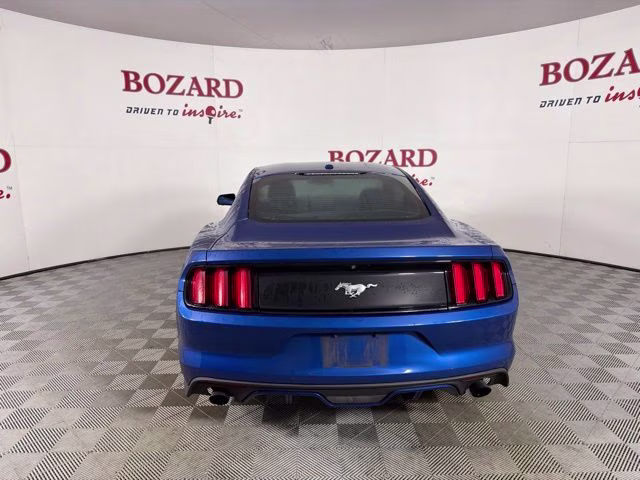 2017 Lightning Blue Metallic Ford Mustang EcoBoost Premium RWD Coupe