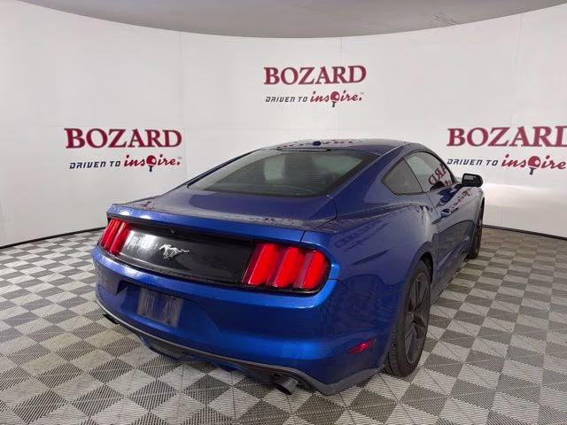 2017 Lightning Blue Metallic Ford Mustang EcoBoost Premium RWD Coupe