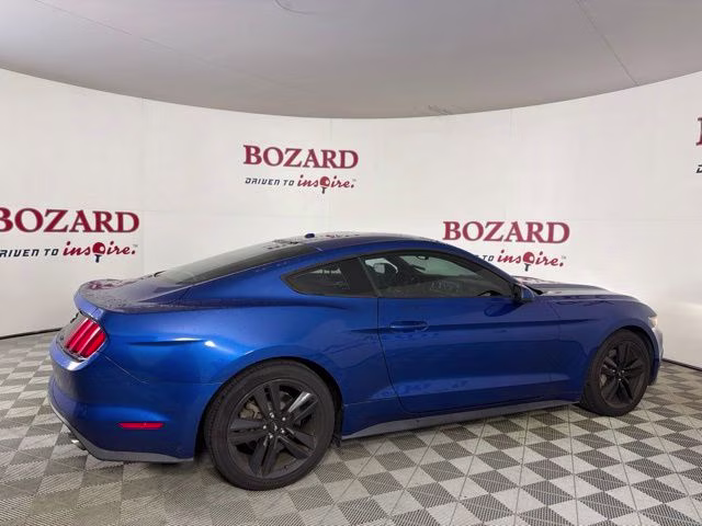 2017 Lightning Blue Metallic Ford Mustang EcoBoost Premium RWD Coupe