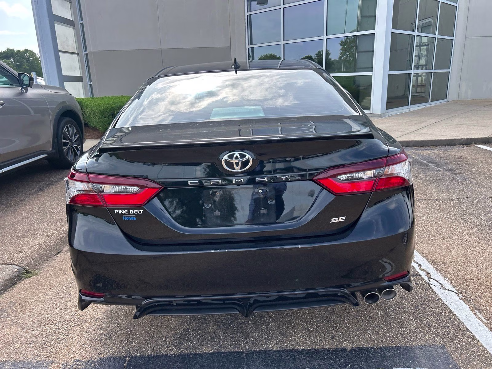 2023 Midnight Black Metallic Toyota Camry SE FWD Sedan