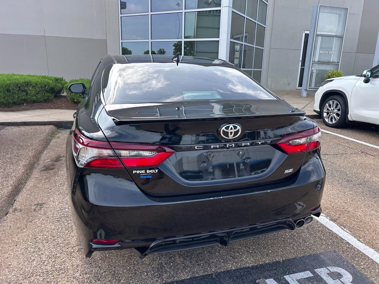 2023 Midnight Black Metallic Toyota Camry SE FWD Sedan