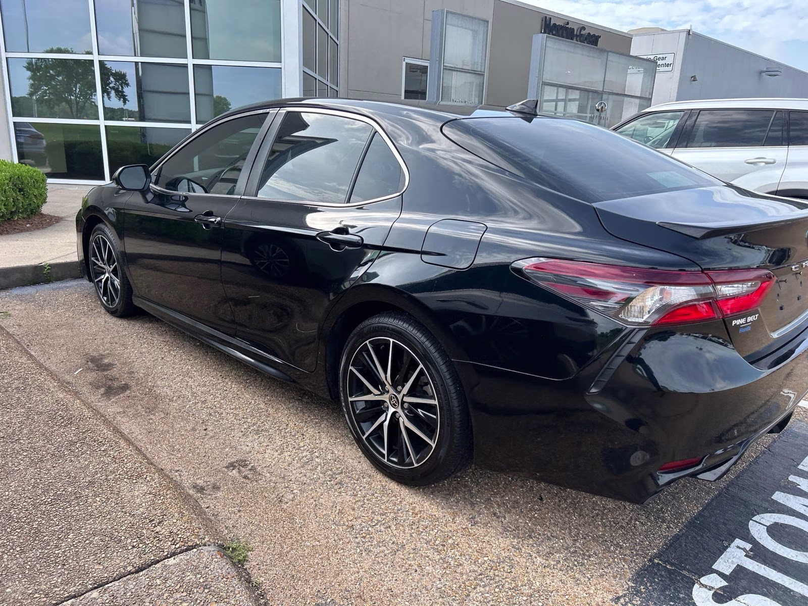 2023 Midnight Black Metallic Toyota Camry SE FWD Sedan